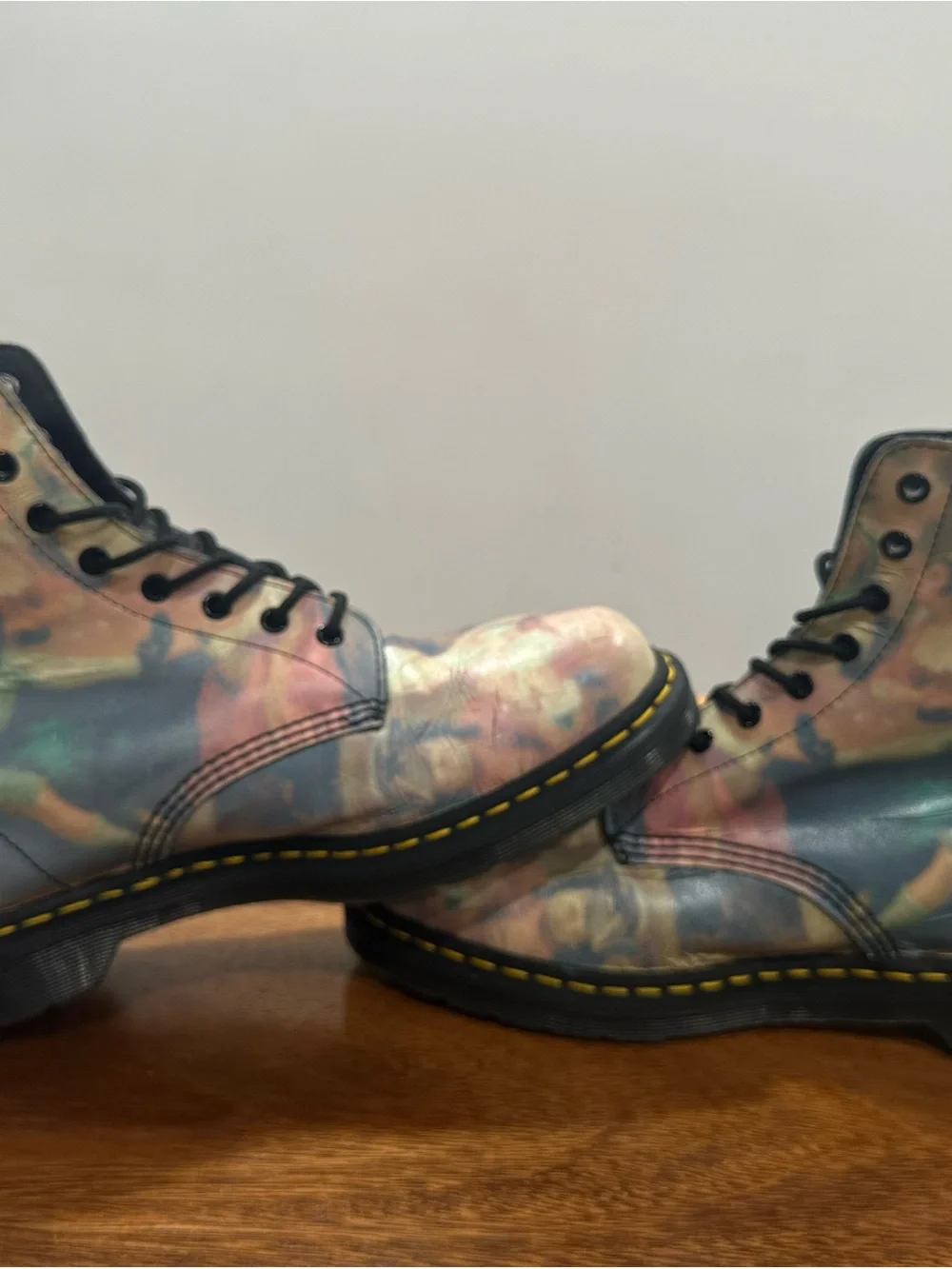 Dr. Martens 1460 Pascal William Hogarth Renaissance Museum Art Boots LE Sz US 13